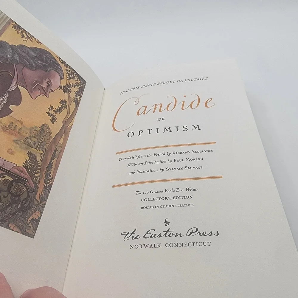 1977 Candide Voltaire Easton Press Collectors Edition Illustrated Leatherbound‎